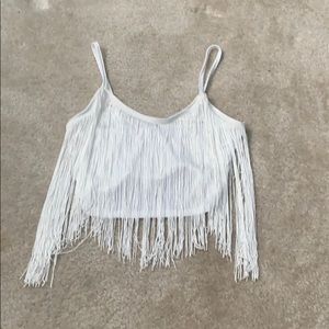 FASHION NOVA White Crop Top